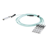 Cable AOC QSFP+ de 40 Gbps a 4x 10 Gbps / Cable de fibra óptica Activo / Longitud: 2 metros